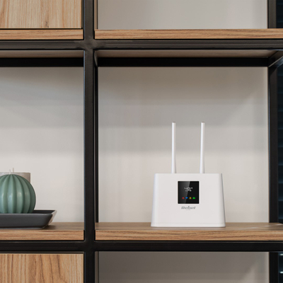 Ruter wireless Rebel RB-0702, single band 2.4GHz, 3G 4G, i bardhë
