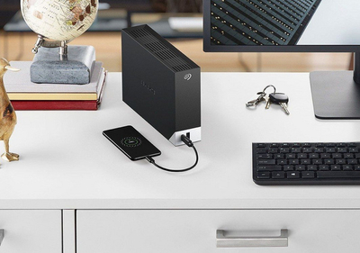Disk i jashtëm HDD Seagate One Touch Hub 8TB, i zi/hirtë
