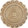 Тепих Atmosphera Round Jute Rug, 115 cm, природна јута, кафеава
