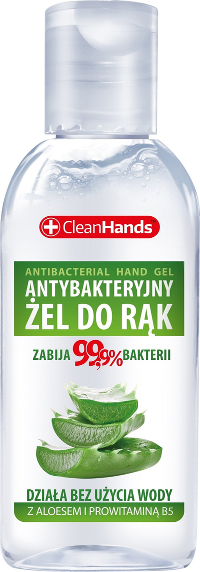 Xhel dezinfektues për duar Clean Hands Kids, antibakterial, 50 ml, transparent