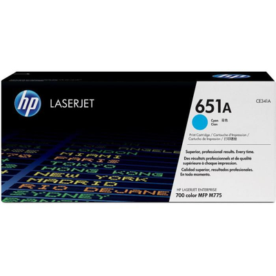 Toner HP 651A CE341A, cyan, origjinal