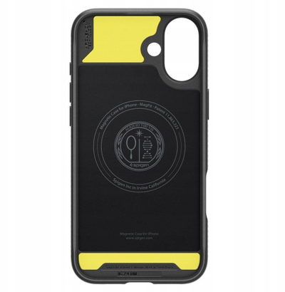 Mbrojtëse telefoni Spigen Rugged Armor MagSafe për iPhone 17, matte, e zezë