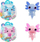 Lodër figurë Goliath Animagic Let’s Glo Axolotl, plastike, që ndriçon, shumëngjyrëshe