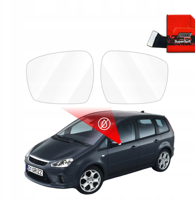 Folie pasqyre GRIZZ ZeroDrop, Ford Focus C-Max 2003-2007, hidrofobe, transparente