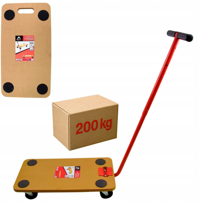 Platformë transporti vidaXL A90TC24200, 200kg, 57.5x30cm, gri