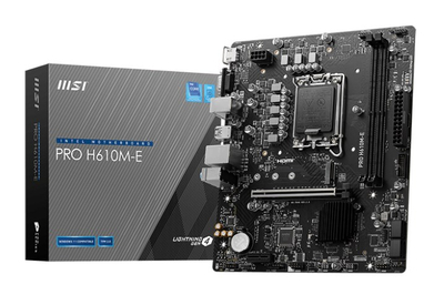 Pllakë amë MSI PRO H610M-E, Intel H610, LGA 1700, micro ATX