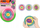 Lodër shqisore antistres Rainbow Rotating Wheels, rrota rrotulluese, shumëngjyrëshe