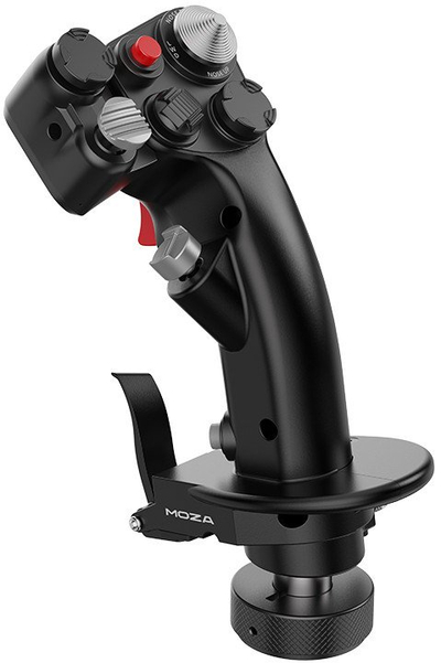 Joystick fluturimi MOZA Racing MH16 Flightstick, për simulator fluturimi, metal, ngjyrë e zezë