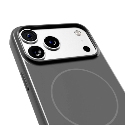 Mbulesë mbrojtëse Puro për iPhone 17 Pro, TPU, MagSafe, gri e errët