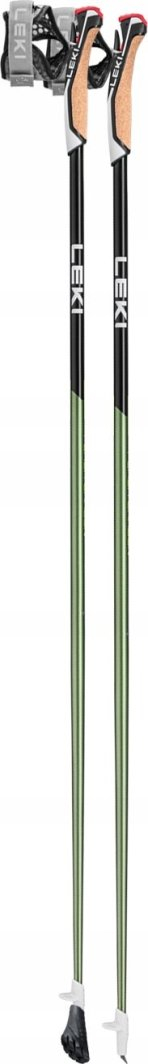 Shkopinj Nordic Walking Leki Flash Carbon, 130cm, fibër karboni, jeshil