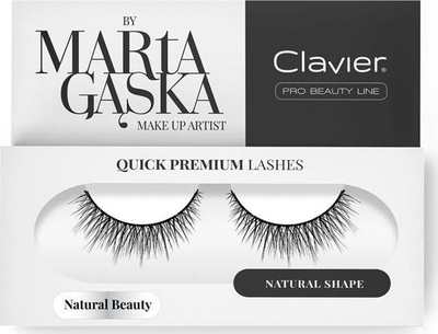 Qerpikë Clavier Quick Premium Natural Beauty Bar 827, të zinj