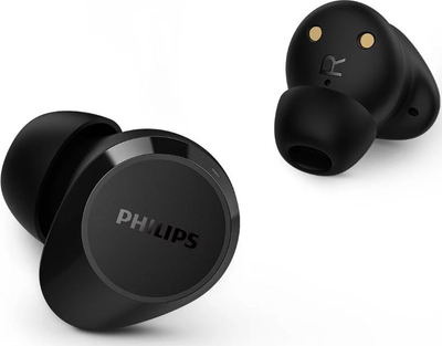Kufje wireless Philips TAT1209, true wireless, me kuti karikimi, të zeza