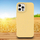 Mbulesë telefoni Hurtel Eco Case për iPhone 12 Pro Max, silikoni, e verdhë