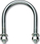 Kapëse U për tuba Robur 8381SL, 34mm, e galvanizume, tip i lehtë