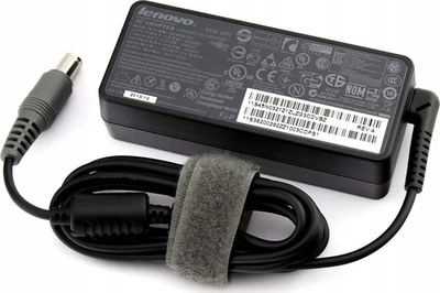 Adapter karikues Lenovo AC 65W, lidhje rrethore, i zi
