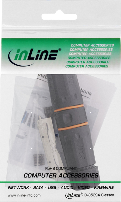 Кутија за поврзување на мрежа InLine Outdoor Connector Cat.6A, IP68, водоотпорна