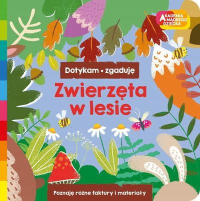Libër kartoni Smart Kid Academy Animals in the Forest, interaktiv, me prekje