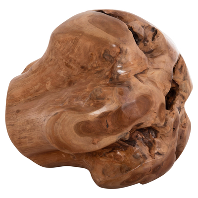 Dekor dyshemeje CLEMOR HM18301, dru teak, diametër 40cm, natyral