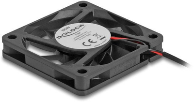 Ventilator PC Delock aksial, 60 x 60 x 10 mm, 5 V DC, ngjyrë e zezë