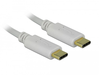 Kабел за полнење Delock 85357, USB-C во USB-C, 100W, 0.3m, црн