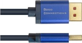 Kabull DisplayPort Alcasa 4824-SF020B, Mini DisplayPort, 2m, blu