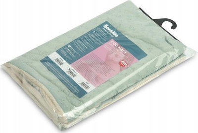 Batanije për bebe Velvet & Lace, 80x100cm, pambuk dhe plush, mente