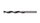 Spiralë druri Makita D-07026, 3mm, bosht cilindrik metalik