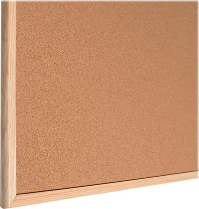 Tabelë njoftimesh Esselte Bulletin Board, 90x60 cm, tape, kornizë dru natyral
