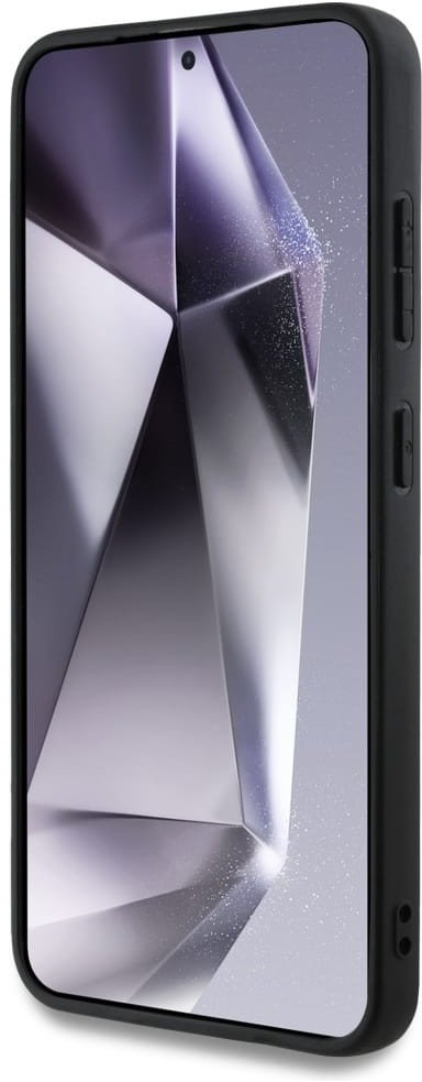 Mbulesë DKNY Leather MagSafe për Samsung Galaxy S25, me figura shahu, bezhë