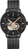 Set orë dhe rrip Pierre Lannier Automatic 379D439, e zezë/kafe