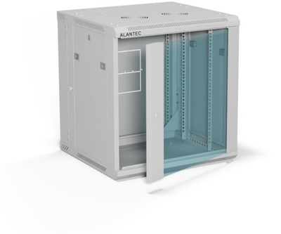 Kabinë rack ALANTEC 19" 12U, 600x600, murale, gri