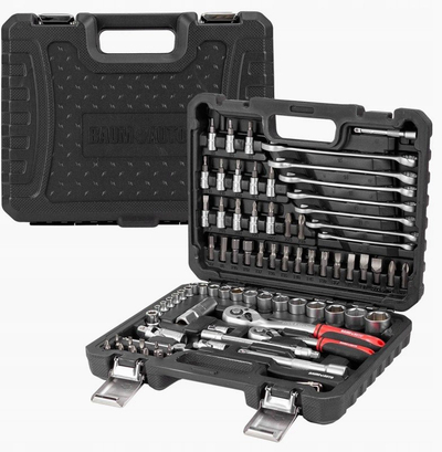 Set çelësa BaumAuto, 82 pjesë, 4-22 mm, me valixhe