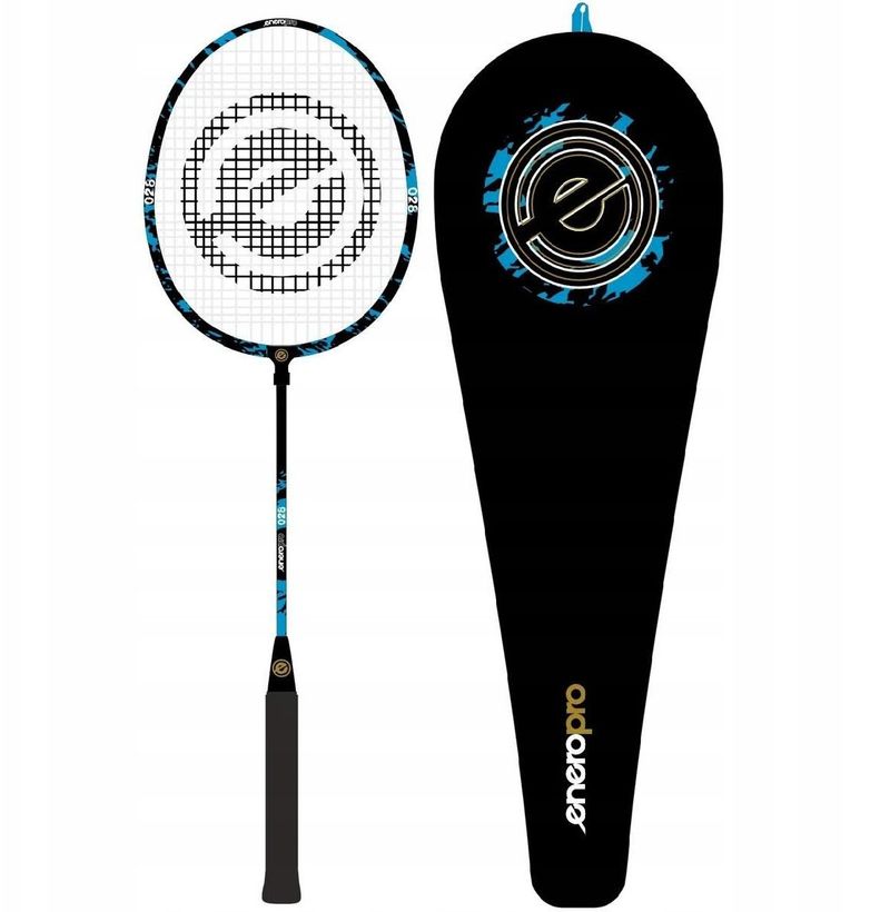 Raketë badminton Enero Pro 28, 95g, me çantë mbrojtëse, e bardhë