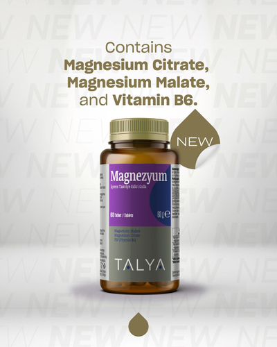 Suplemente TALYA Herbal Magnesium + Vitamin B6, 60 kapsula