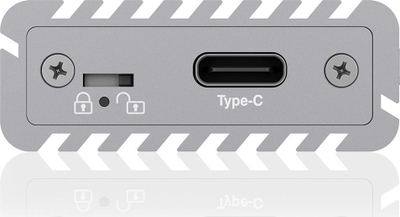 Disk Icy Box for M.2 NVMe SSD - USB-C 3.1