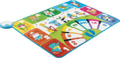 Интерактивна детска играчка Chicco Learning Toy Electronic Play Mat Musical Party, електронска, музичка, многуразнобојна