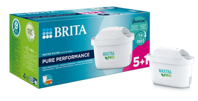 Filtër uji Brita Maxtra+ Pure Performance, set 6 copë, zëvendësues për shtamë