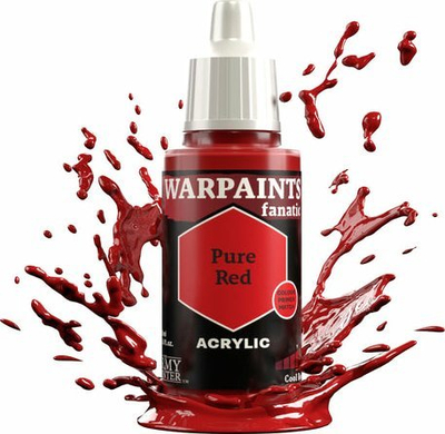Ngjyrë akrilike The Army Painter Warpaints Fanatic Pure Red WP3118P, 18ml, e kuqe