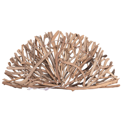 Dekor muri i ndriçuar Dreamer2 HM4428, dru driftwood, LED, 120x60 cm, natyral