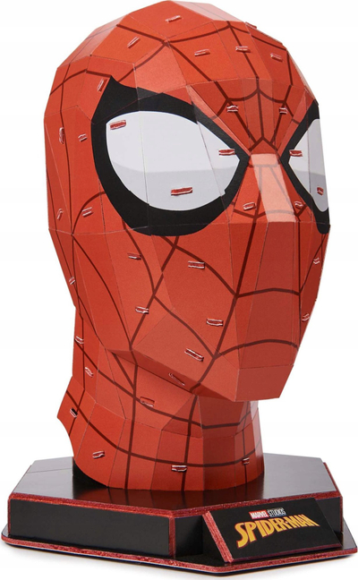 Set lodër për ndërtim 4D Build Marvel Spiderman, figurë 3D, për kalamaj, me shumë ngjyra
