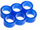 Organizues kabllosh SilentiumPC E22 Comb SC-402-E2, për kompjuter desktop, blu
