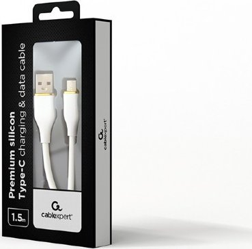 Kabllo USB Gembird CC-USB2S-AMCM-1.5M-W, USB A në USB C, 1.5 m, e bardhë