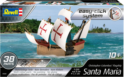 Set model anije Revell Santa Maria 05660, shkalla 1:350, 38 pjesë, shumengjyrësh