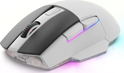 Mouse gaming Sharkoon SGM50W, pa kabllo, 6400 dpi, i bardhë