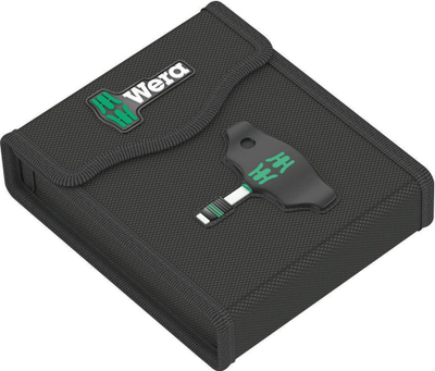 Set bitash Wera Kraftform Kompakt 400 Bit Check, dorezë T, mbajtës Rapidaptor