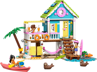 Lodër ndërtuese LEGO 42699 Beach House with Seals, shtëpi plazhi, me foka, shumëngjyrëshe