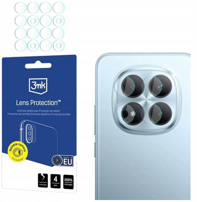 Film mbrojtës kamerë 3MK Lens Protection për Xiaomi Redmi Note 15 Pro+ 5G, Flexible Glass, set 4 copë, transparents