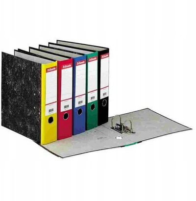 Досие регистар Esselte Basic, A4, 70mm, мермер боја