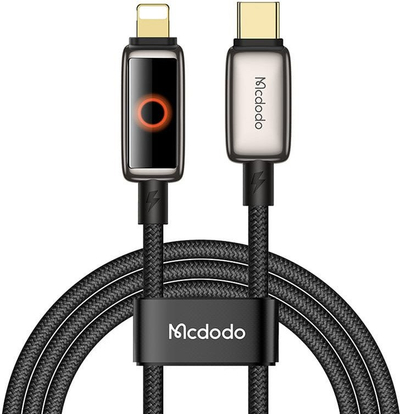 Кабел USB Mcdodo CA-6670 USB C во Lightning, 1.2m, 36W, црн