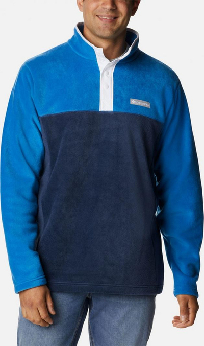 Duks për meshkuj Columbia Steens Mountain Half Snap, XL, i kaltër